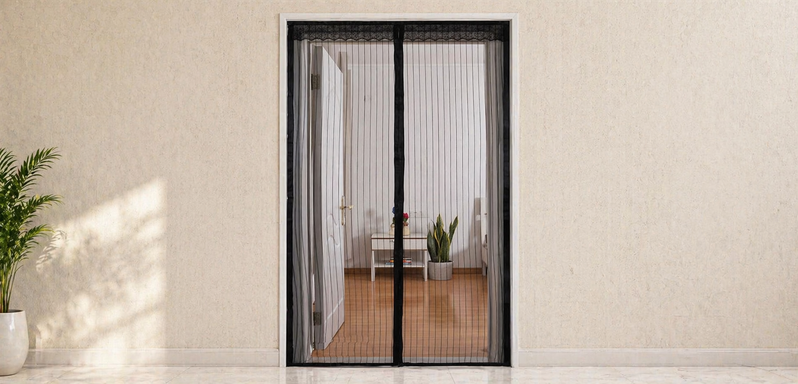 Openable Mosquito Mesh Doors